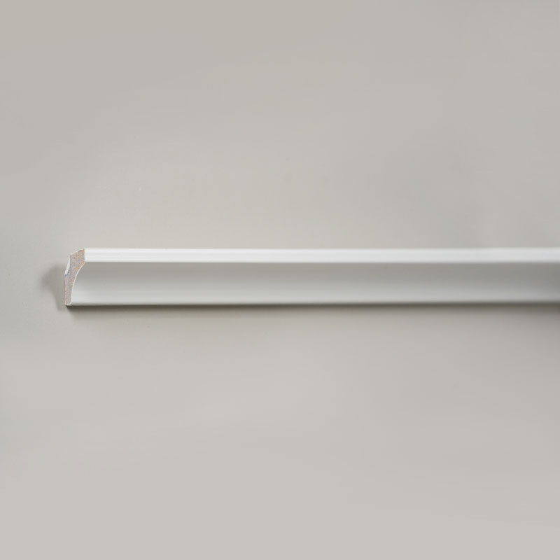 Massivt tre innvendig hjørnelist/Scotia-list (fyllingsgrunnet) - Hvit 3/5'x3/5'