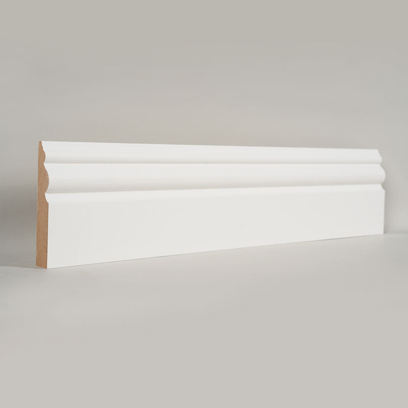 MDF-gulvlister (fyllgrunnet og perlehvit) 3/5' x 3 7/16'