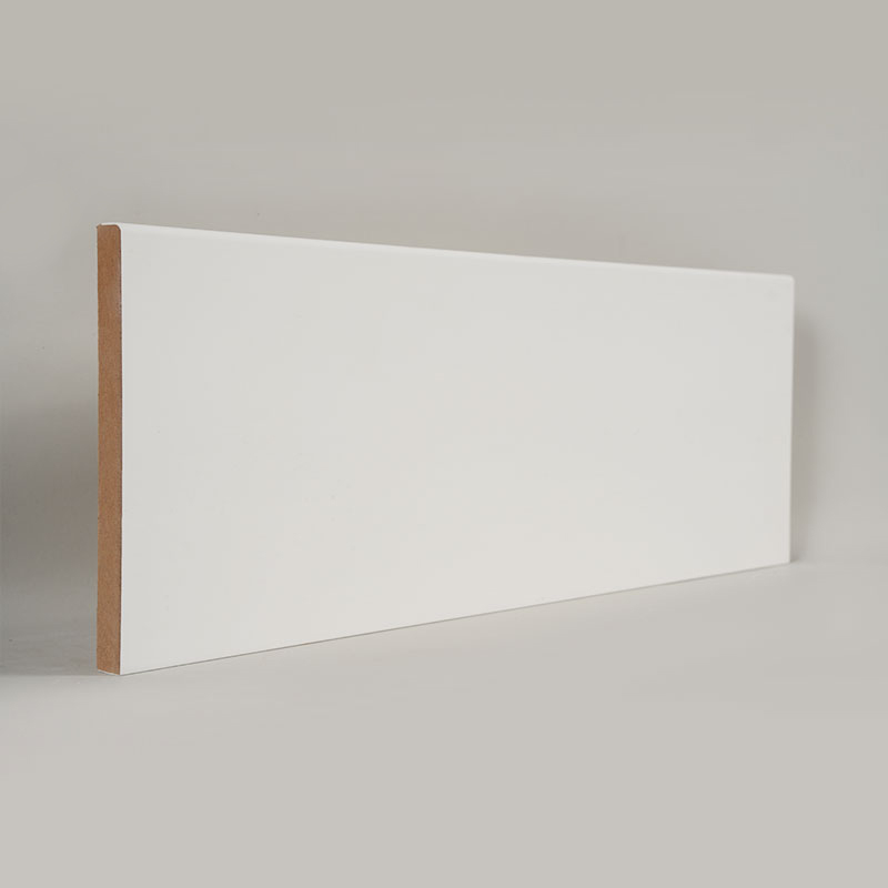 MDF-gulvlister (fyllgrunnet og perlehvit) 1/2' x 5 1/2'