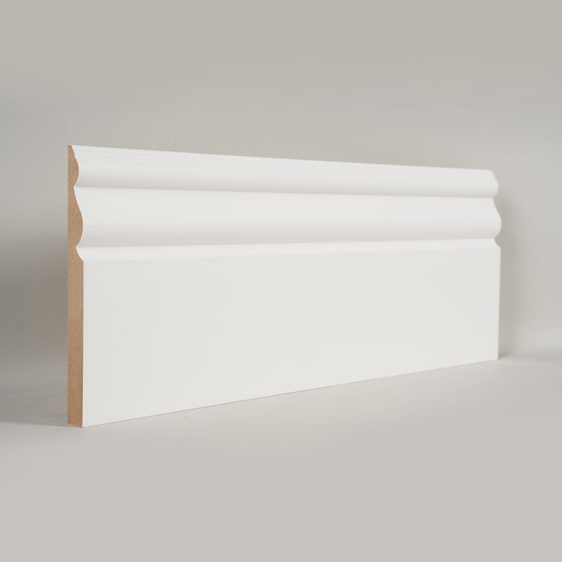 MDF-gulvlister (fyllgrunnet og perlehvit) 3/5' x 6'