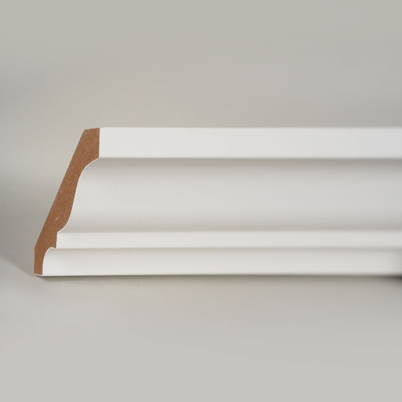 MDF kronestøping (fyllgrunnet og perlehvit) 3/5' x 3 1/4'