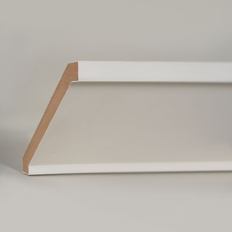 MDF kronestøping (fyllgrunnet og perlehvit) 3/5' x 4 1/4'
