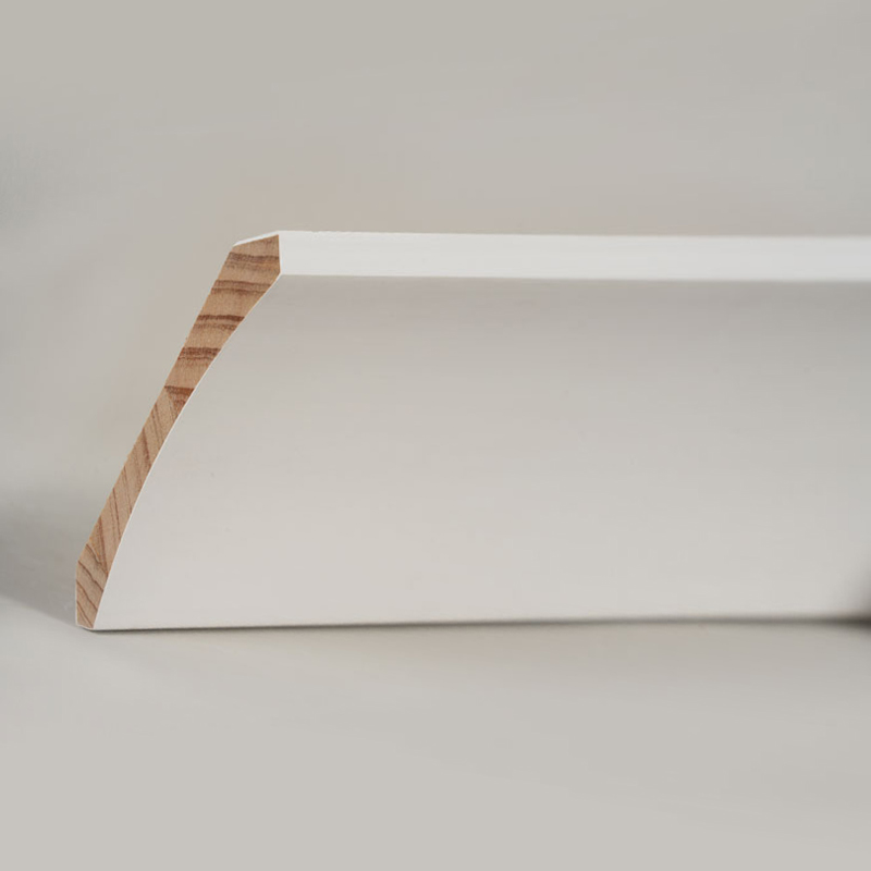 Furutre Kronelist (fyllgrunnet og perlehvit) 3/5' x 4 1/4'