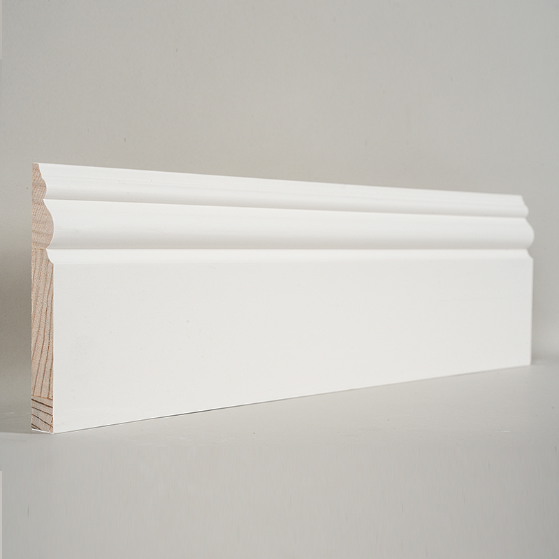 Furu gulvlister (fyllgrunnet og perlehvit) 3/5' x 4 1/2'