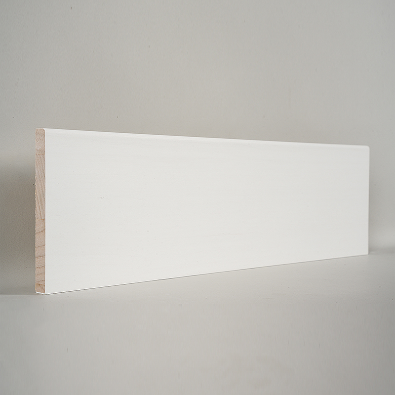 Furu gulvlister (fyllgrunnet og perlehvit) 1/2' x 4 1/2' Furu gulvlister (fyllgrunnet og perlehvit) 1/2' x 4 1/2'