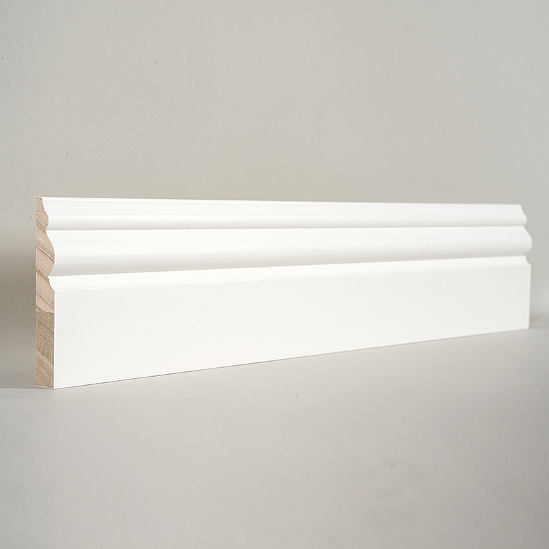 Furu gulvlister (fyllgrunnet og perlehvit) 3/5' x 3 7/16'