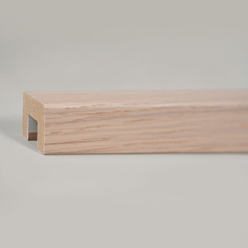 Trappehåndtak i massivt tre (PVC-innpakket) - Eik farge 1 1/6