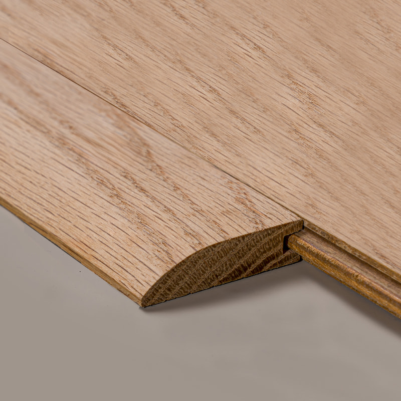 Hvit eik reduksjon av tømmerstokker i hele stykke (maling uferdig) - Naturlig eik 3/5'x1 31/32'