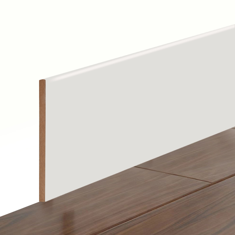 MDF-gulvlister (fyllgrunnet og perlehvit) 1/2' x 4 1/2'